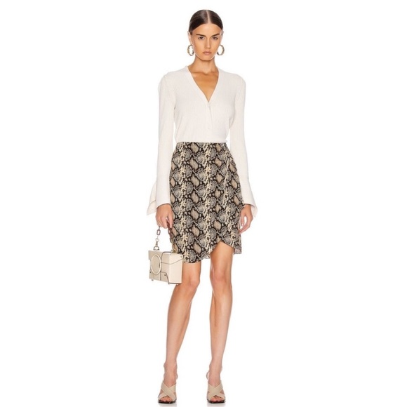 Nili Lotan Dresses & Skirts - New Nili Lotan - 100% Silk - “Hazel” Snake Print Skirt - S